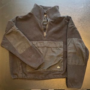 All Yoga half zip fleece - small